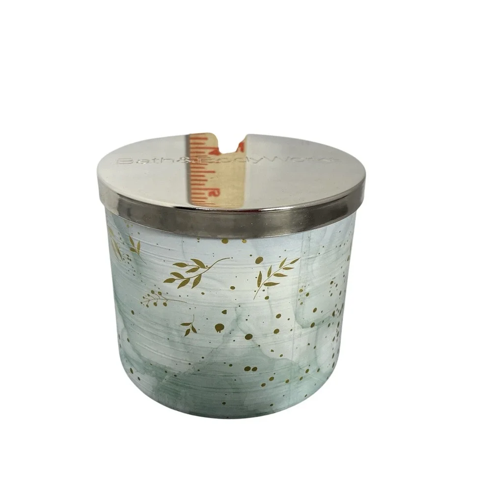 Bath & Body Works EUCALYPTUS SPRINGS 3‎ Wick Candle 14.5 OZ New Farmhouse - Picture 3 of 4